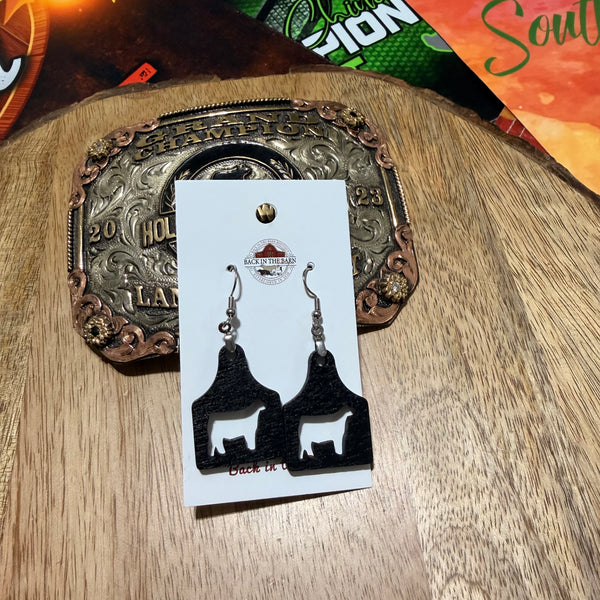 Cattle Ear Tag Earrings