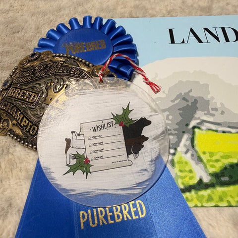 Acrylic Livestock Ornaments