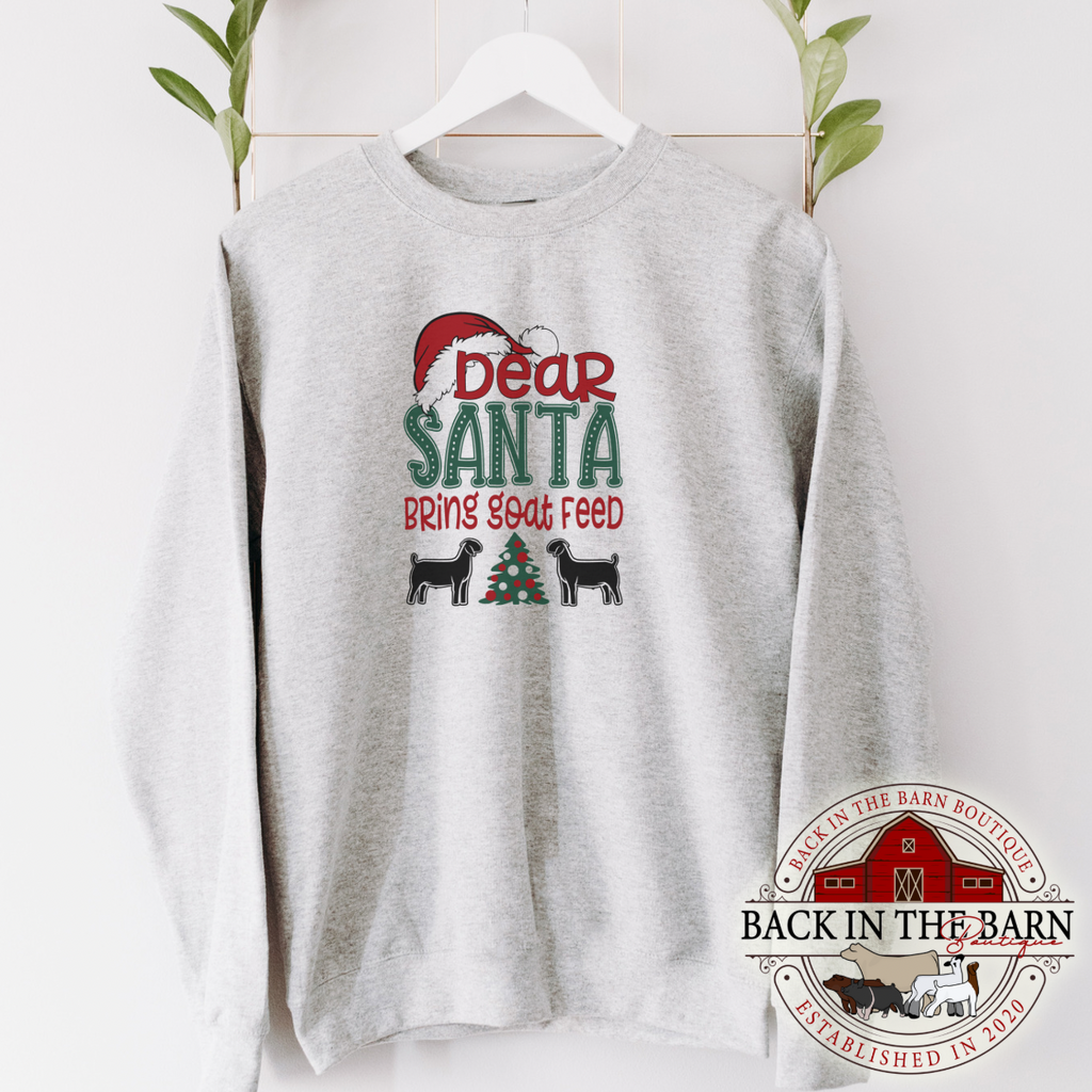 Dear Santa Pig Crewneck