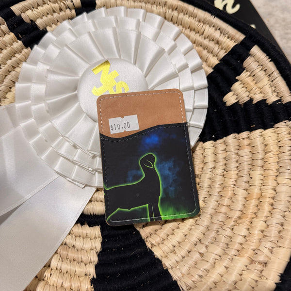 Back of Phone Goat Card Wallet