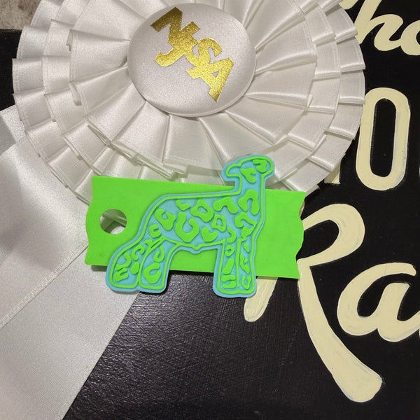 40oz Lamb Straw Topper