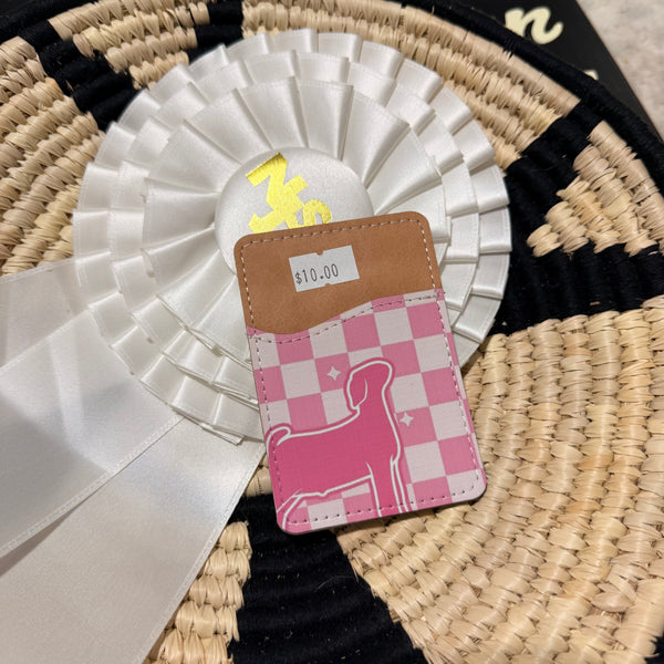 Back of Phone Goat Card Wallet