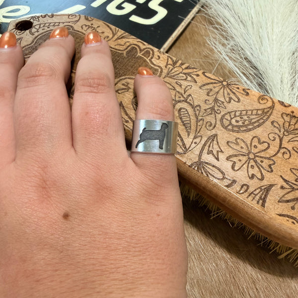 Engraved Livestock Ring