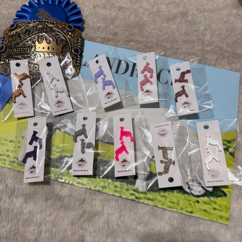 Resin Lamb Stud Earrings