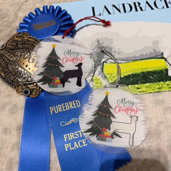 Acrylic Breed Lamb Ornaments