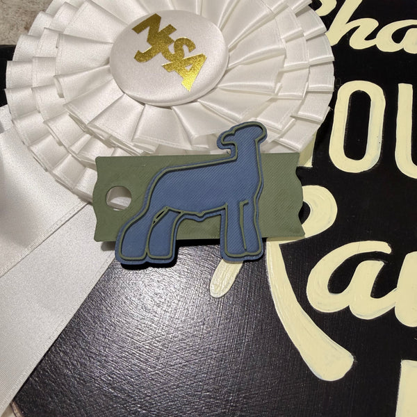 40oz Lamb Straw Topper