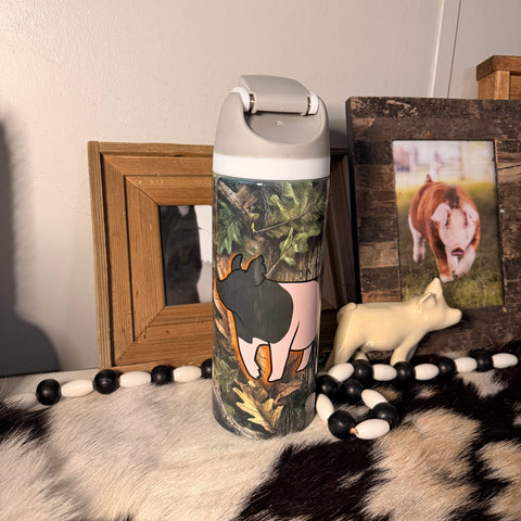 Camo Sip Top Pig Tumbler