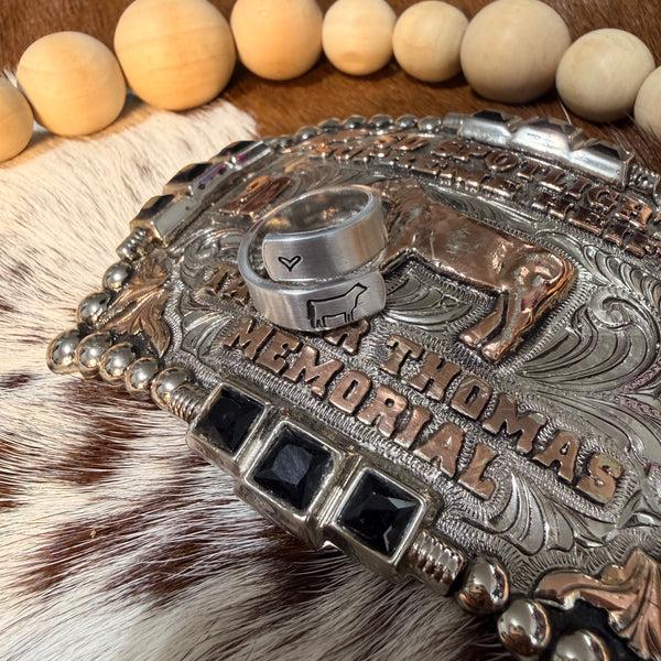 Adjustable Stamped Cattle Rings