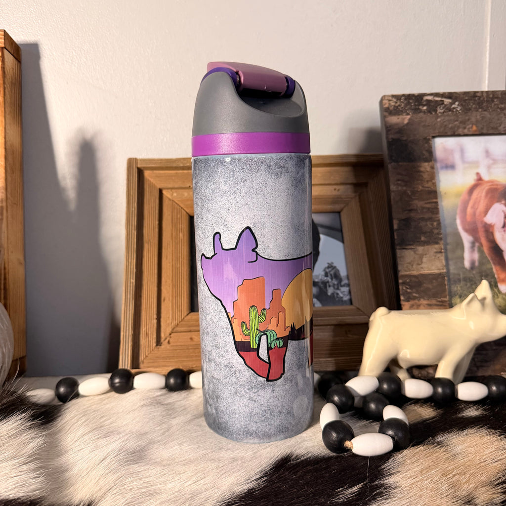 Desert Sunset Sip Top Pig Tumbler