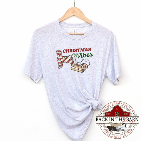 Christmas Vibes Goat Cake Shirt