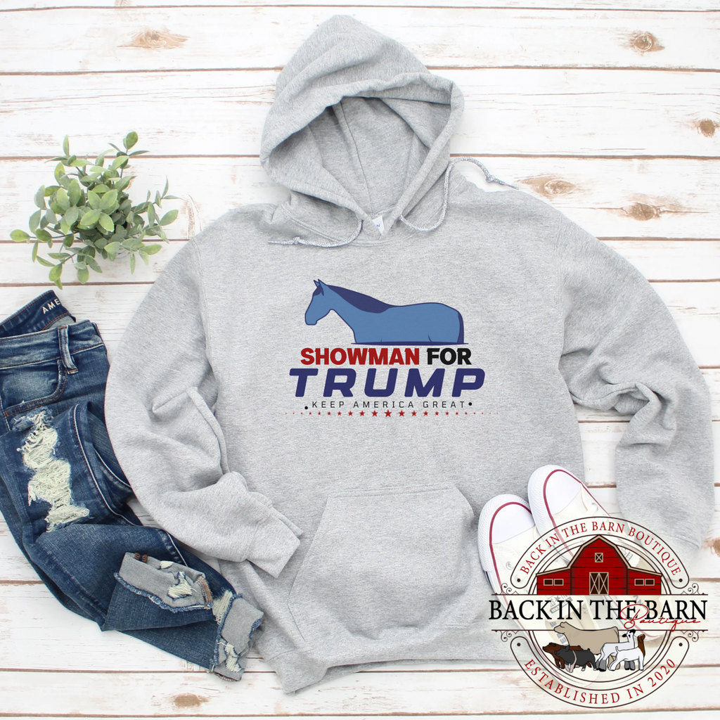 Showman For TRUMP Horse Sweatshirt