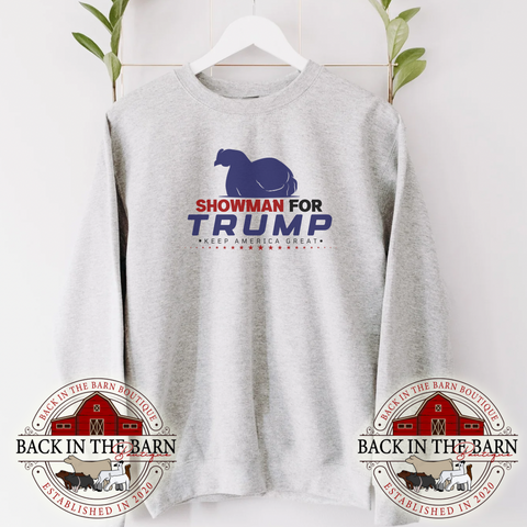 Showman For TRUMP Chicken Crewneck