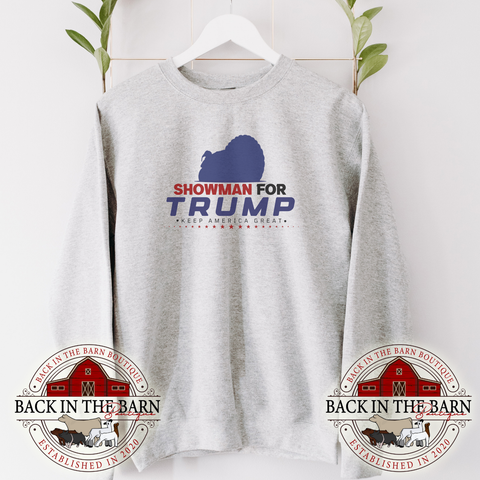 Showman For TRUMP Turkey Crewneck