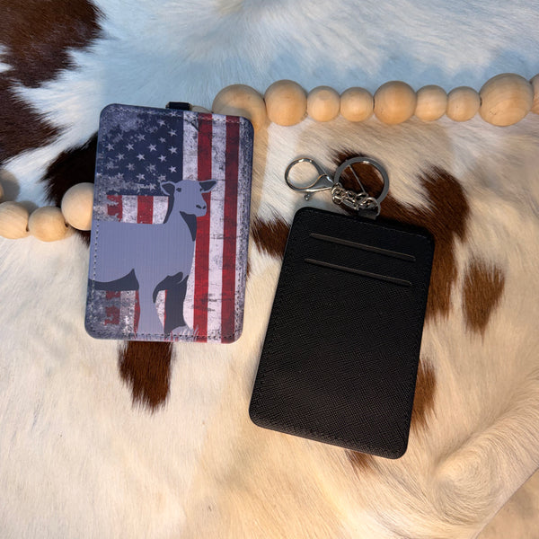 Lamb Keychain Wallet