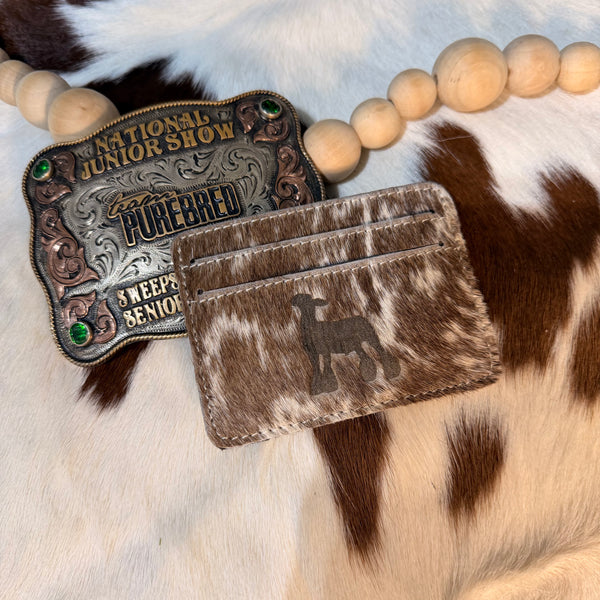 Cowhide Lamb Wallet