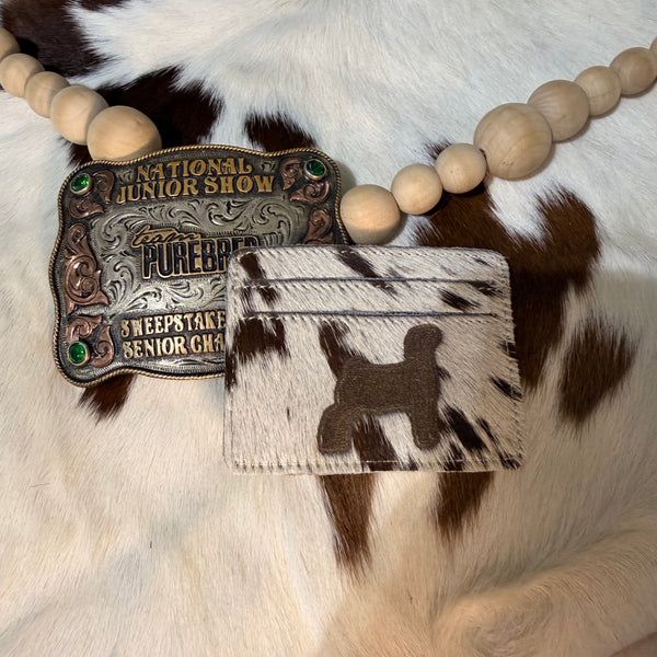 Cowhide Goat Wallet