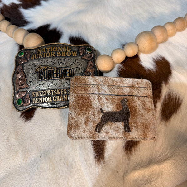 Cowhide Goat Wallet