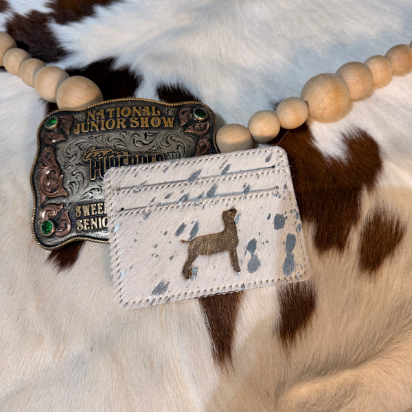 Cowhide Goat Wallet