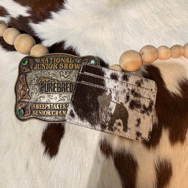 Cowhide Pig Wallet