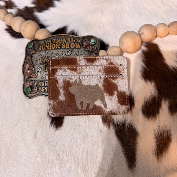 Cowhide Pig Wallet
