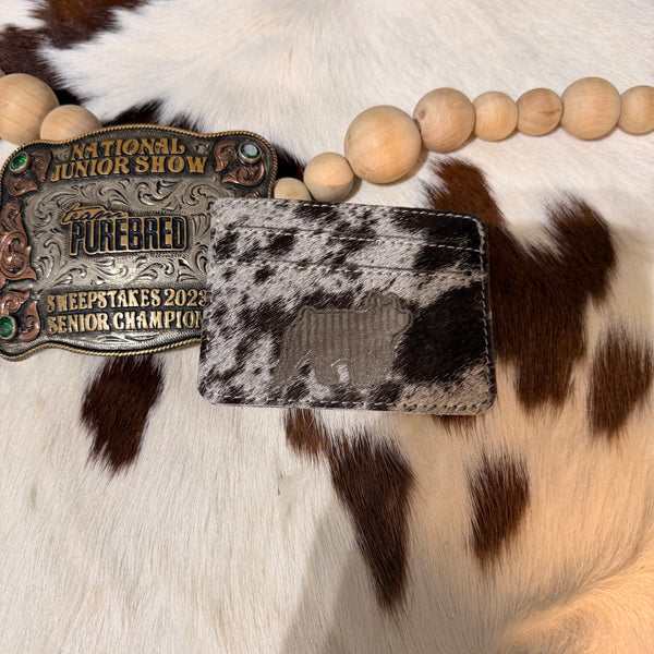 Cowhide Pig Wallet