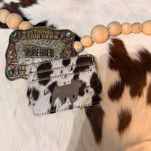 Cowhide Pig Wallet