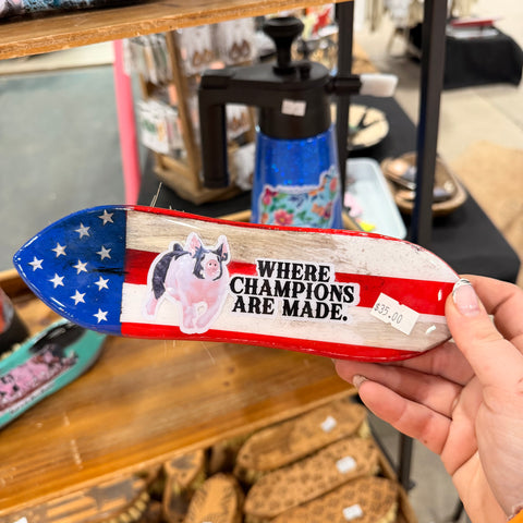 Ready to Ship Distress Flag Champions are Made Brush