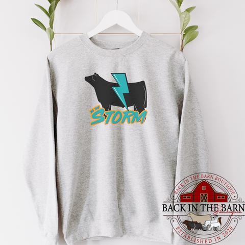 Be The Storm Cattle Crewneck