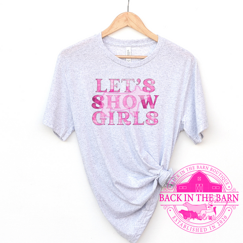 Let's Show Girls Pig Shirt