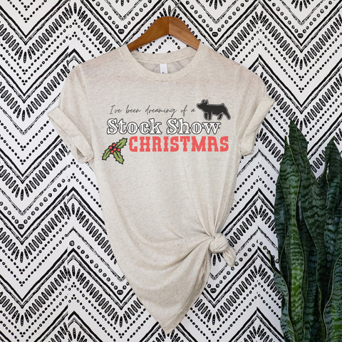 Stock Show Christmas Pig Shirt