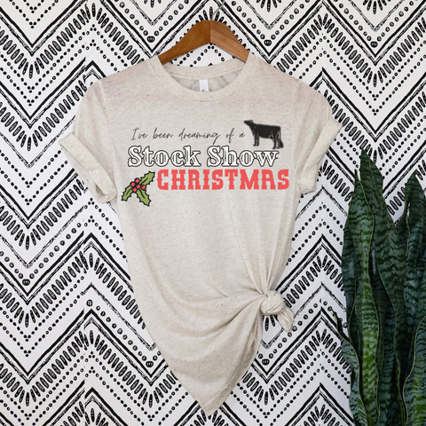 Stock Show Christmas Dairy Cattle Shirt