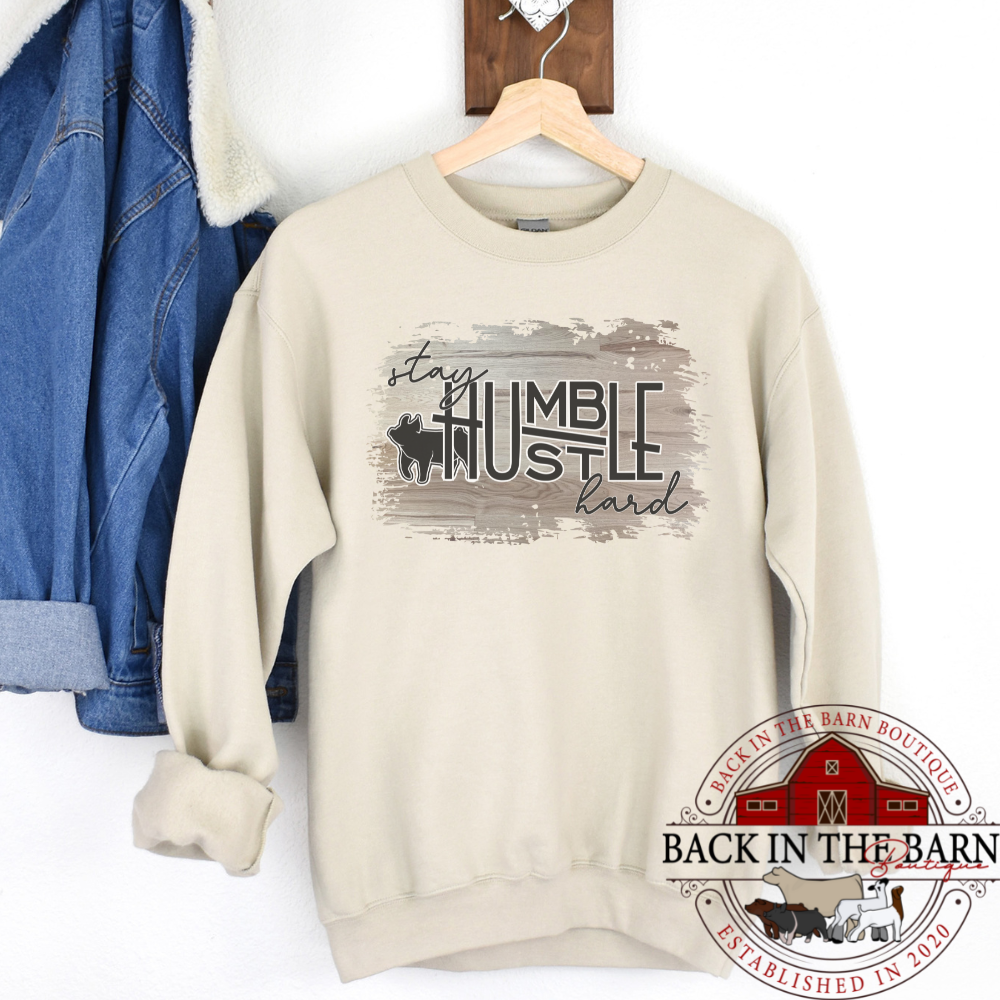 Humble/Hustle Pig Crewneck