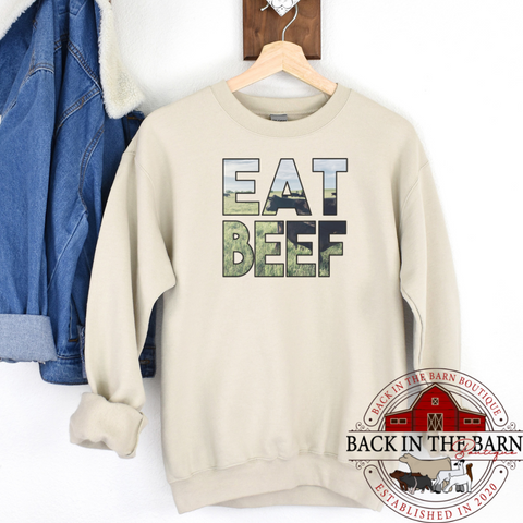 Eat Beef Crewneck