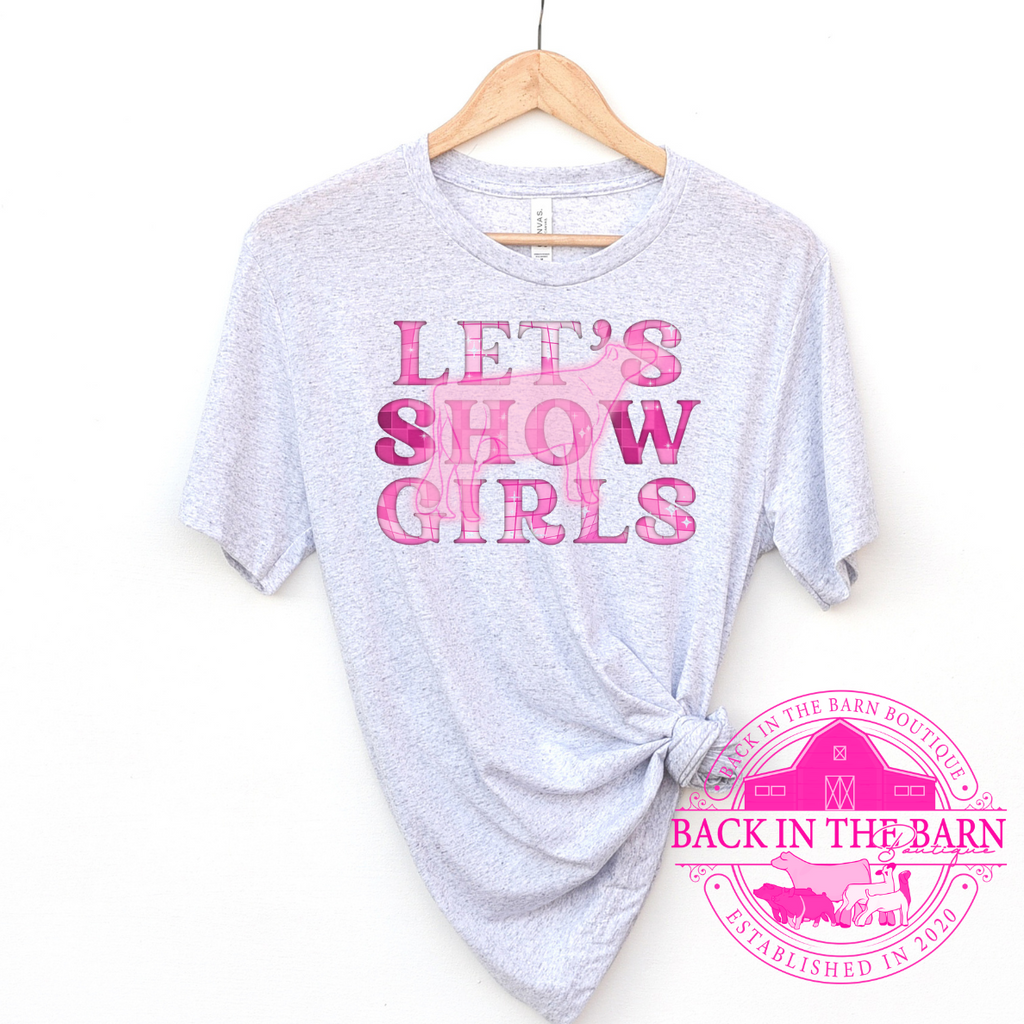 Let's Show Girls Dairy Cattle Shirt