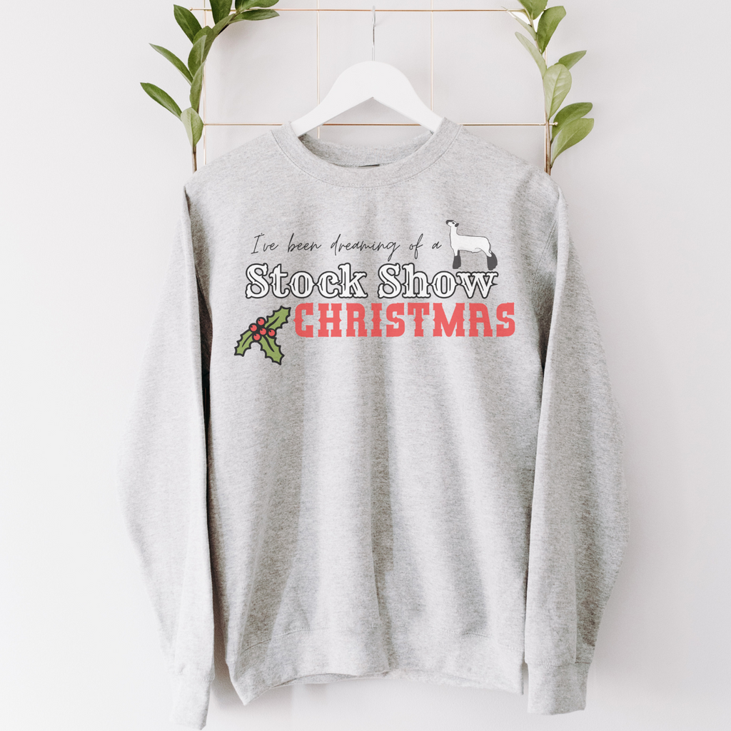 Stock Show Christmas Lamb Crewneck