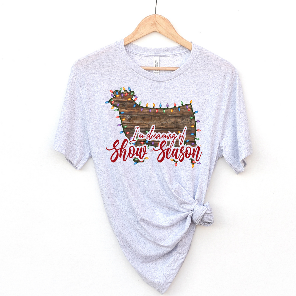 Christmas Woodgrain Cattle Shirt