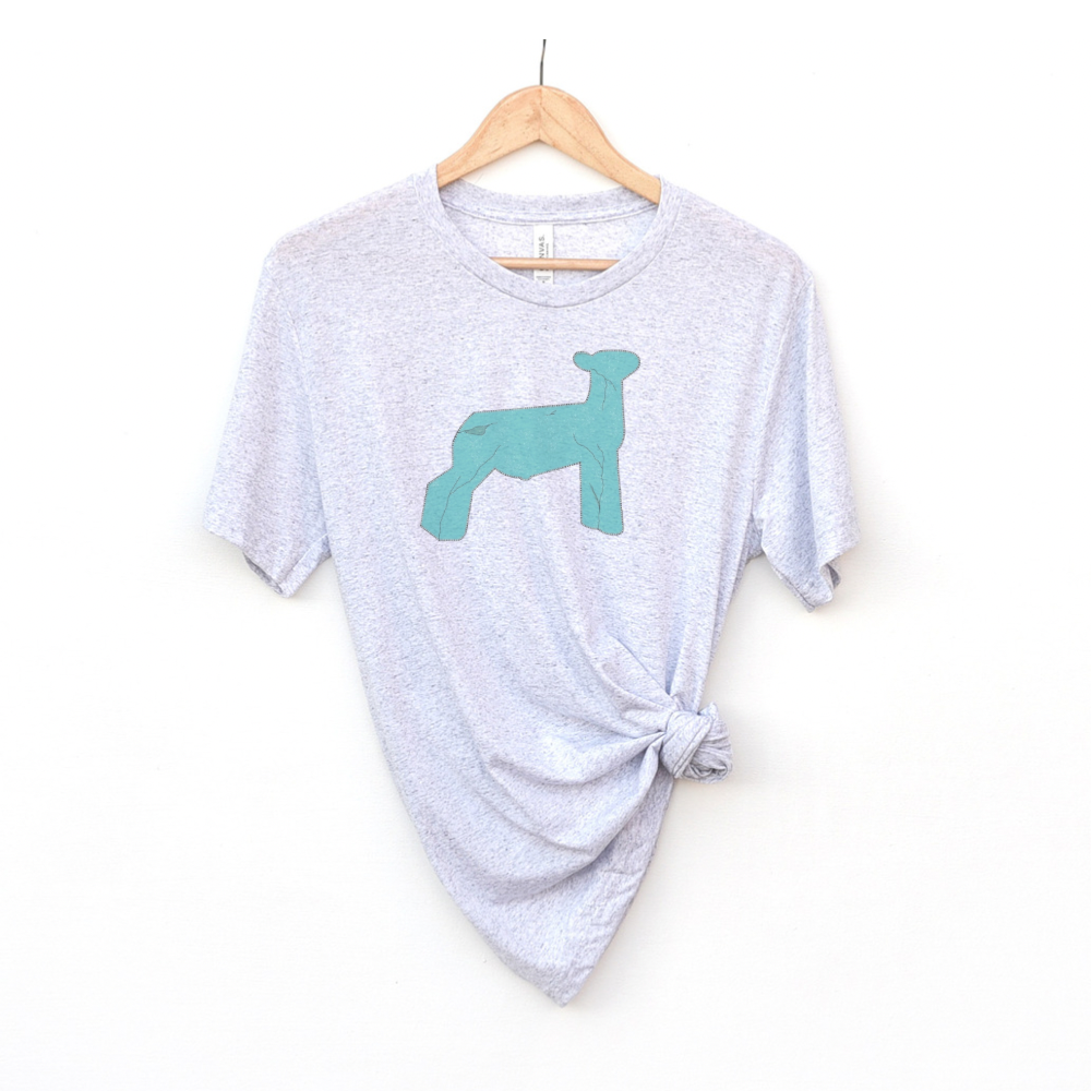 Turquoise Lamb Shirt