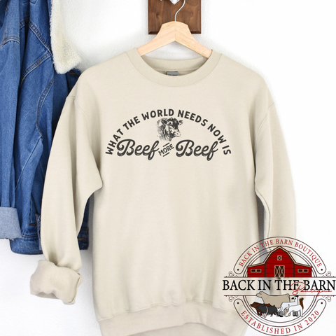 More Beef Cattle Crewneck